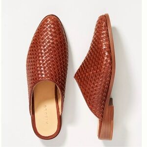 Nisolo Ama Woven Mules • cognac • 10